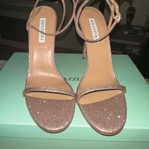 Aquazzura Glittery Olie heels